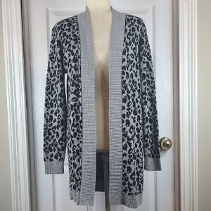 Nine West Animal Print Cardigan